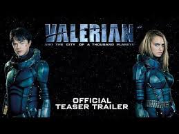 Valerian And The City Of A Thousand Planets 2017 Movie Poster Valerian And The City Of A Thousand Planets Trailer Is One Trippy Ride By Luc Besson Planet Movie Luc Besson Movie Trailers