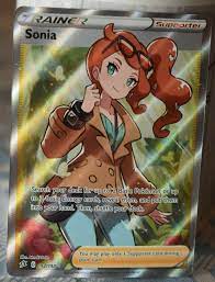 Pokemon Card Sonia 192/192 Rebel Clash Trainer Full Art Foil Ultra Rare NEW  | eBay