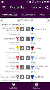 The english premier league is back with a bang, and you can look forward to seven matches on saturday 14 august. Live Scores For Premier League For Android Apk Download