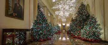 First lady melania trump reviews christmas decoration options on monday, july 23, 2018, in the map room at the white house. First Lady Melania Trump Unveils 2018 White House Christmas Decorations Abc News
