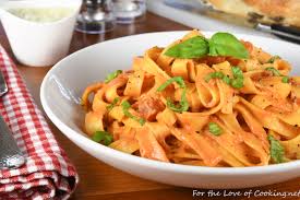 Fettuccine With Vodka Sauce For The Love Of Cooking