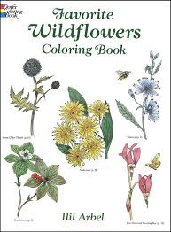 A colouring page for adults and/or kids to enjoy. Favorite Wildflowers Coloring Book Dover Publications 9780486267296