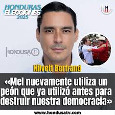 elecciones2025 || 🗳️🗣️El candidato a diputado, Kilvett Bertrand, comenta  que Manuel Zelaya Rosales busca utilizar a Salvador Nasralla para sus fines  políticos pero que el partido Nacional no lo permitirá.