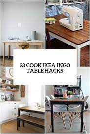 There is an art to preparing an entire meal where everything is. 23 Cool Ikea Ingo Table Ideas And Hacks You Ll Love Digsdigs