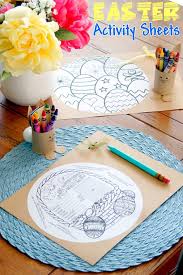 Keep Kids Busy At Your Easter Lunch Dinner Table With This Fun Activity Sheet Craft Create A Bunny Cray In 2020 Easter Activities Crayon Holder Easter Printables Free