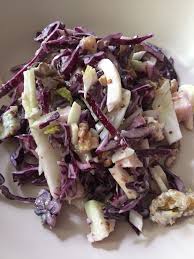 Salade Chou Rouge Fenouil Noix Bleu Pomme Salade Chou Rouge Cuisine Et Boissons Cuisine Vegetarienne