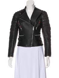 Celine Celine Leather Moto Jacket Clothing Cel82680 The Realreal Leather Moto Jacket Leather Biker Jacket Jacket Outfits