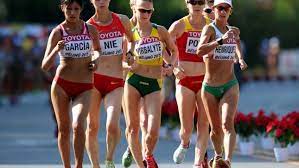 Although a foot race, it is different from running in that one foot must appear to be in contact with the ground at all times. Competencia De La Marcha Atletica Se Desarrollara En Miraflores Gobierno Del Peru