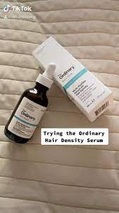 The Ordinary Hair Density Serum Video Hair Care Hair Maintenance Hair Growth