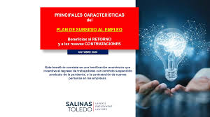 A continuación se muestran los montos de ingresos que sirven de base para calcular el impuesto del subsidio para el empleo aplicable a las diferentes tarifas del impuesto sobre la renta, que utiliza el sistema clickbalance para los diferentes tipos de nóminas. Informe Laboral Plan De Subsidio Al Empleo Retorno Y Nuevas Contrataciones Salinas Toledo Abogados