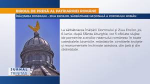 Dintre atâtea zile de reculegere „ziua eroilor este şi una din cele mai sfinte sărbători care ne poate da prilej de aducere aminte, căci prin jertfa lor au devenit pentru noi toţi un adânc legământ sufletesc şi. InÄƒlÅ£area Domnului Ziua Eroilor SÄƒrbÄƒtoare NaÅ£ionalÄƒ A Poporului Roman Youtube