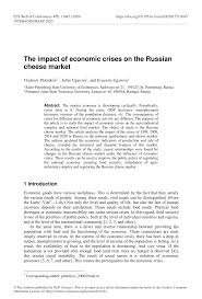 Pdf The Impact Of Economic Crises On The Russian Cheese Market Limit my search to r/cheese. researchgate