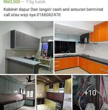 Kabinet dapur kayu menggunakan palet terpakai laman sesawang rujukan www.diymotive.com berikut adalah dapur keren dan simpel ukuran 3x3 bisa dijadikan pilihan sebagai refensi untuk. Kabinet Dapur Dan Langsir Rumah Home Facebook