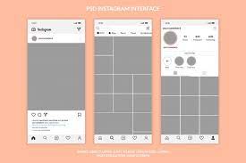 Download Instagram Mockup Images Free Vectors Stock Photos Psd