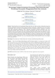 Kode ini berarti instansi yang membuat. Pdf Perancangan Validasi Permohonan Narasumber Pada Sistem Informasi Permohonan Narasumber Menggunakan Finite State Automata