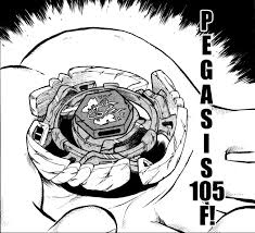 Pegasis 105f Beyblade Wiki Fandom In episode 1, it defeated benkei hanawa and five other face hunters alongsideflame sagittario. pegasis 105f beyblade wiki fandom