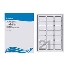Select the option from etsy that allows you to print 2 labels per sheet. Initiative Multipurpose Labels 63 5 X 38 1mm 21 Per Sheet Pack 100 Active Office