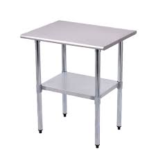 24 X 30 Stainless Steel Work Prep Table Commercial Kitchen Restaurant New Stainless Steel Work Table Restaurant Tables Commercial Kitchen