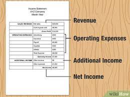 Paperless workflow · 5 star rated · free mobile app How To Write An Income Statement With Pictures Wikihow