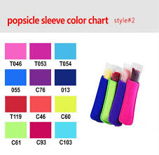 Popsicle Holders Sleeve Solid Color Pop Ice Sleeves Neoprene Freezer Holders Ice Bag Kids Summer Ice Cream Holder Kitchen Tools Cls615