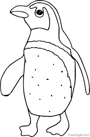 Penguin coloring sheet baby page penguins. Very Simple Penguin Coloring Page Coloringall