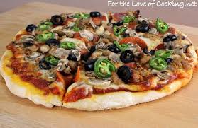Italian Sausage Mushroom Olive Pizza Italiensk Mad Mad Italiensk