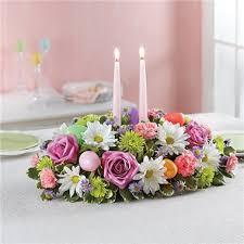 Easter Centerpiece Floral Arrangement In Santa Paula Ca Texis Flower Shop