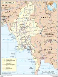 Welcome to the updated bcg atlas! Map Of Myanmar Political Map Weltkarte Com Karten Und Stadtplane Der Welt