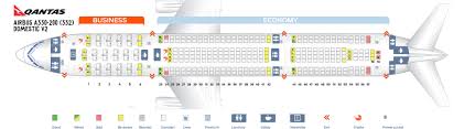 seat map airbus a330 200 qantas airways best seats in the plane