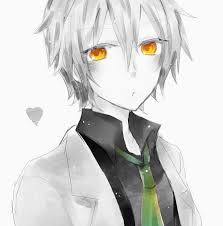 Egyptprincess7 posted over a year ago. Anime Boy White Hair Yellow Eyes