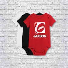 Uno Card Game 1st Birthday T Shirt Or Onesie