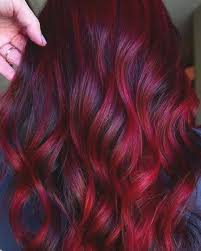 Impressive black hair with red highlights. Pin On Black Hair