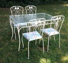 Green Wrought Iron Patio Furniture Round In 2020 Wrought Iron Patio Furniture Iron Patio Furniture Vintage Patio Furniture
