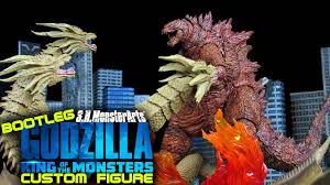 Godzilla 2019 neca vs s.h. Custom Bootleg Sh Monsterarts Fire Godzilla 2019 King Of The Monsters Sorta How To Youtube