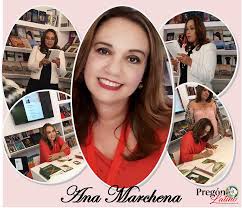 Poeta Dominicana Ana Marchena en vuelos altos durante Feria del Libro de  Madrid 2018