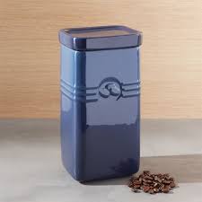 Le creuset`s colourful airtight stoneware storage jars enable you to keep dry foods in cool, dry and dark conditions to best preserve their flavour, aroma and colour. Ink Le Creuset For Mel Coffee Storage Coffee Storage Containers Jar Storage