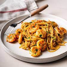 Garlic Prawn Spaghetti Marion S Kitchen Recipe Prawn Spaghetti Garlic Prawns Asian Recipes