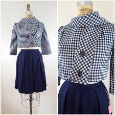 Black And White Plaid Skirt And Jacket Set Vintage 1960s Mod Jacket And Skirt Set Vintage 60s Suit Etsy Mod Jacket Skirt Set Blue Pleated Skirt