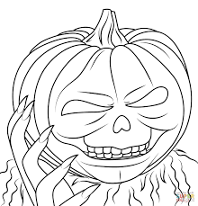 Jack O Lantern Coloring Page New Pumpkin Head Drawing At Getdrawings Cartoon Coloring Pages Coloring Pages Halloween Coloring