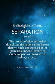 Spiritual Alchemy Term Definition Fpr Separation Spirituality Alchemy Spiritual Quotes