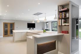 Expatica is the international community's online home away from home. Dove Grey Kitchen With Timber Detail And Impressive U Shaped Island Modern Kent By Stoneham Kitchens Houzz Ie