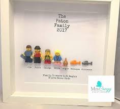 Personalised Lego Family Frame Family Frames Lego Diy Frame