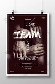 Team Spirit Unity Cooperation Win Win Corporate Culture Attitude Poster Psd Free Download Pikbest Corporate Culture Corporate Culture Design Poster Template