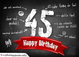 Sprüche Zum 45 Geburtstag Lustig Royaldutchgenetics