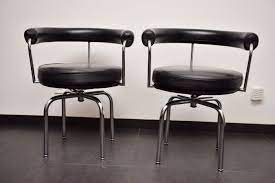 le corbusier cassina stoel 2 lc7 draaistoel stoelen le corbusier
