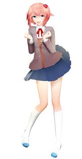 Sayori By Https Www Deviantart Com Sweet Desiree On Deviantart Literature Club 3d Pose Very Beautiful Images