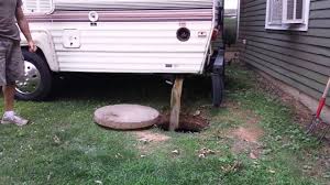 Installing rv dump to septic tank. Rv Holding Tank Drain Into Septic Tank How To Youtube