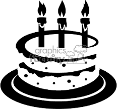Birthday Cake Clipart Black And White Png Clipart Of Black And White Birthday Cake 370731 White Birthday Cakes Cake Clipart Birthday Cake