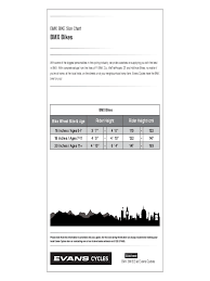 bike size chart 6 free templates in pdf word excel download