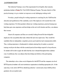 It is a clear manifestation of what was carried out during the training period and, therefore, if written well, it signifies that the student had a good idea of what they were doing during this period. Industrial Training Report Example Student Industrial Work Experience Scheme Siwes Report By Ikolo Solomon Edafe Nou110716273 B Sc